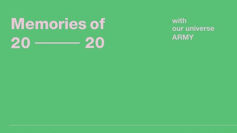 BTS Memories of 2020 image